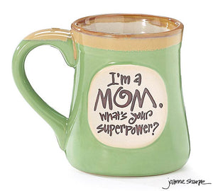 Superpower Mom Vintage Mug