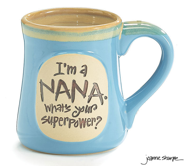 I Am A Nana What's Your Superpower Vintage Mug