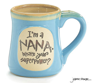 I Am A Nana What's Your Superpower Vintage Mug