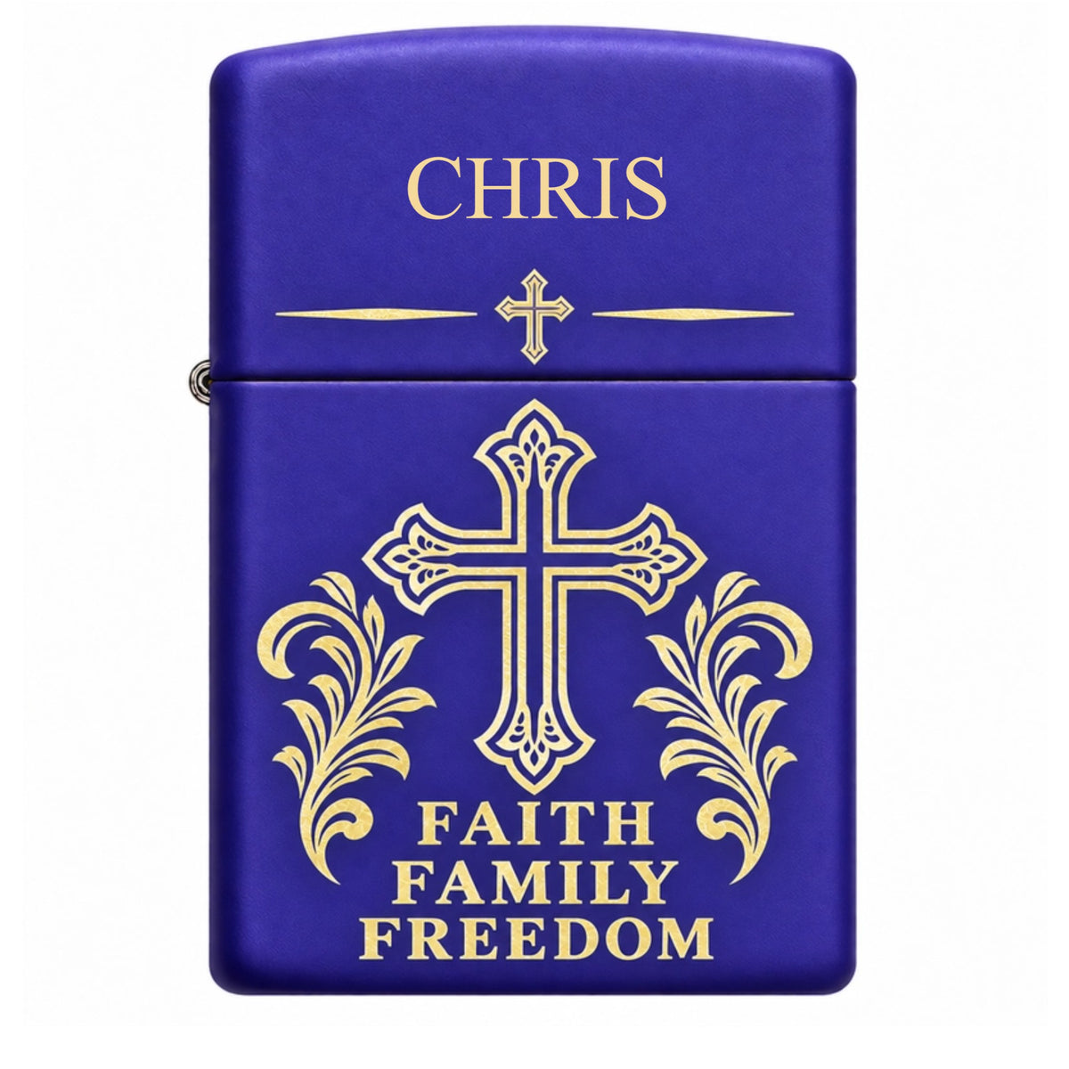 Personalized Purple Matte Zippo Lighter – Custom Engraved