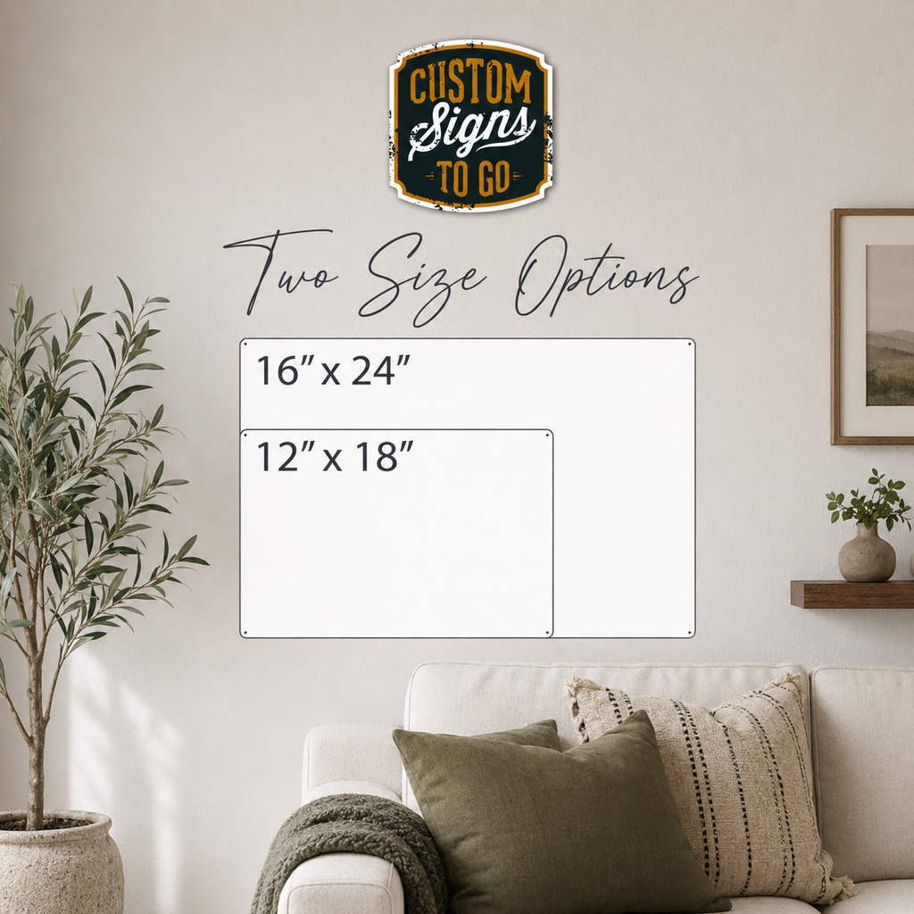 Personalized Mancave Metal Sign – Good Times Cold Beer Custom Bar Decor