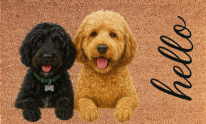 Personalized - Pet Picture Colored Coir Mats
