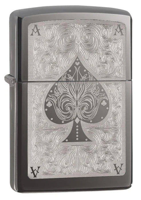 Ace Filigree Zippo Lighter