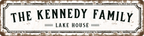 Personalized Family House Sign – Custom Vintage Metal Sign