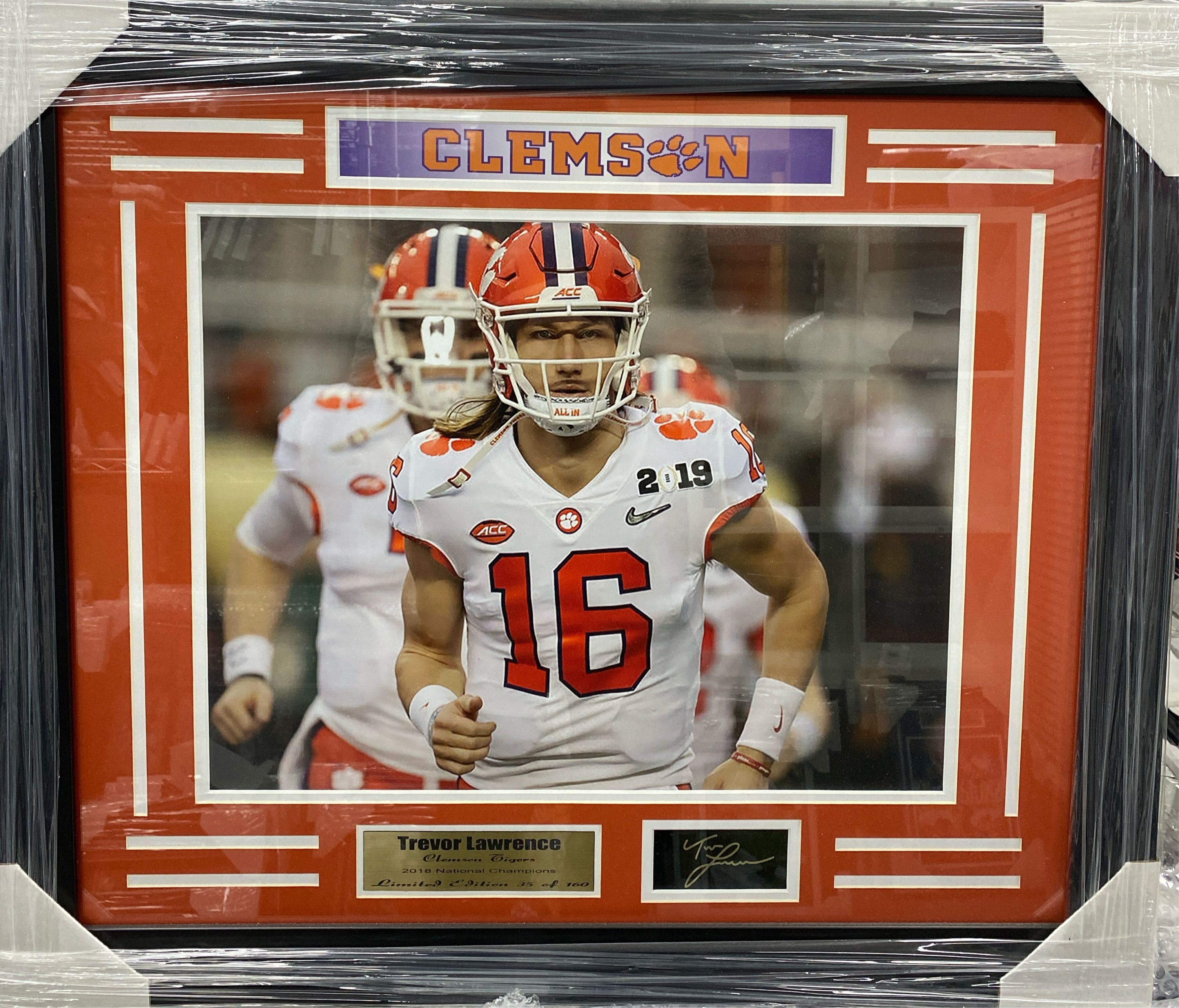 Clemson Tigers Championship Trevor Lawrence Large Frames