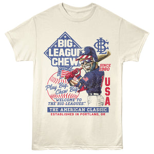 Big League Chew - BLC Americana Natural Adult Tshirt