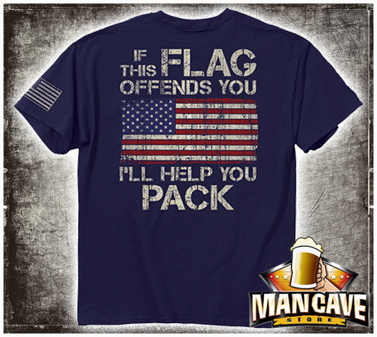 If This Flag Offends You Pack It T‑Shirt