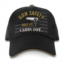 Gun Safety Rule #1 Carry One Hats