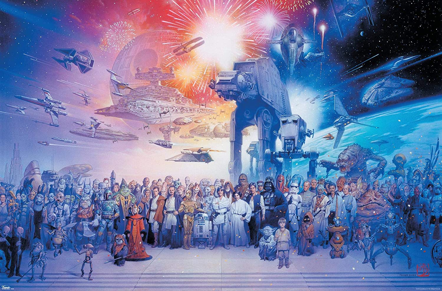 Star Wars Galaxy Empire Strikes Back Return of the Jedi Sith Poster