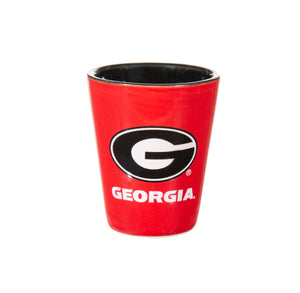 Georgia Bulldogs Sports Ceramic Shot Glass