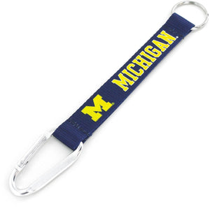 Michigan Wolverines Carabiner Keychains
