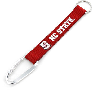 North Carolina State Wolfpack Carabiner Keychains