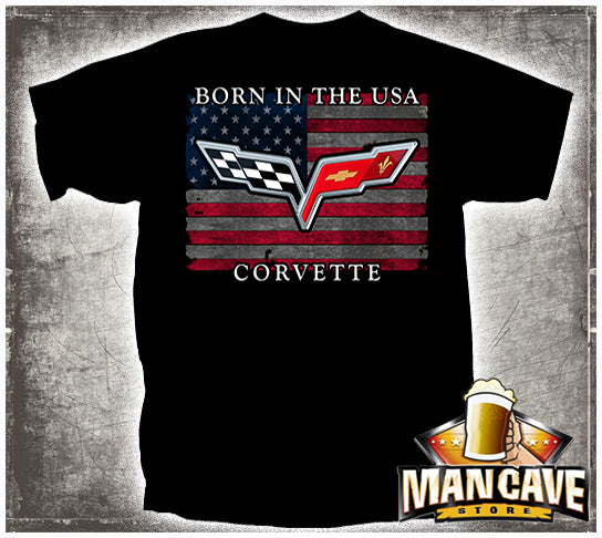 Corvette Born in the USA T‑Shirt