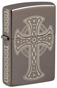Celtic Cross Design Zippo Lighter