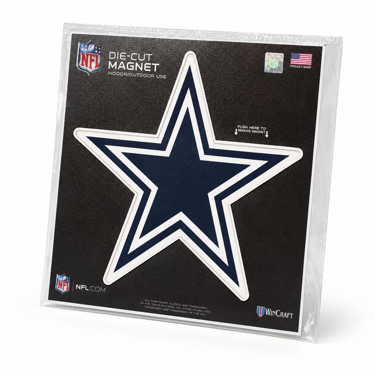 Dallas Cowboys Sports Outdoor Magnet 6" x 6"