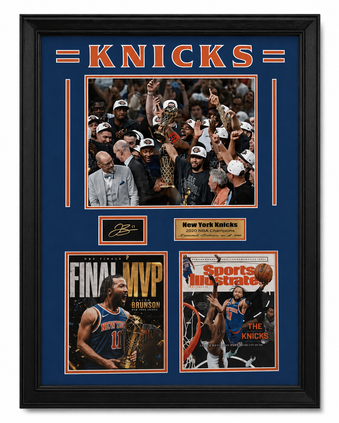 New York Knicks 2026 NBA Champions Large Frame