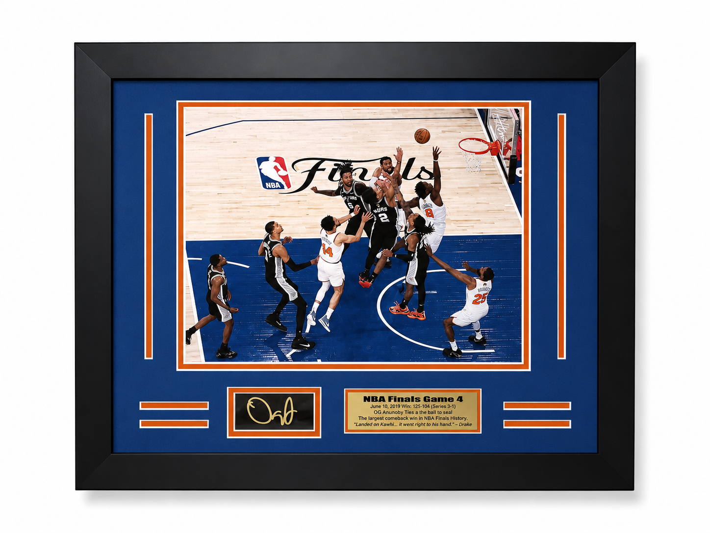 New York Knicks NBA Finals Game 4 OG Anunoby Game Winning Tip In Medium Frame
