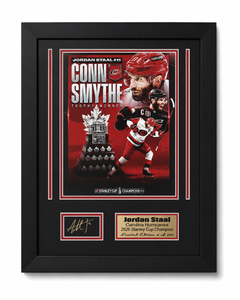 Carolina Hurricanes Jordan Staal Conn Smythe Trophy Winner Medium Frame
