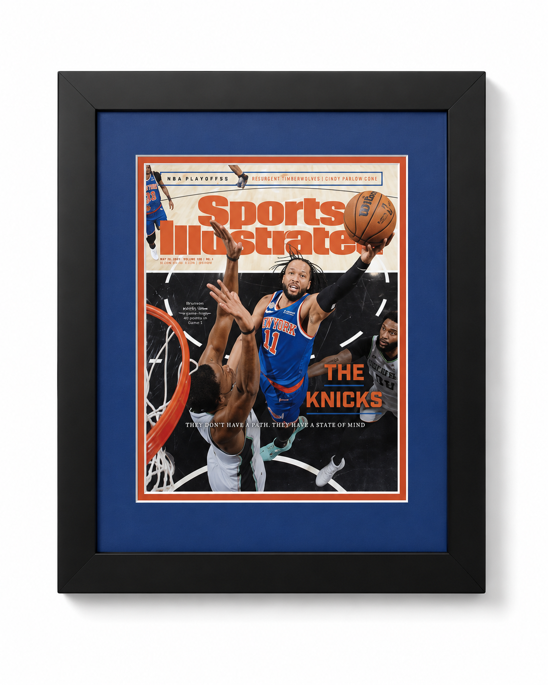 New York Knicks Jalen Brunson Sports Illustrated Small Frame