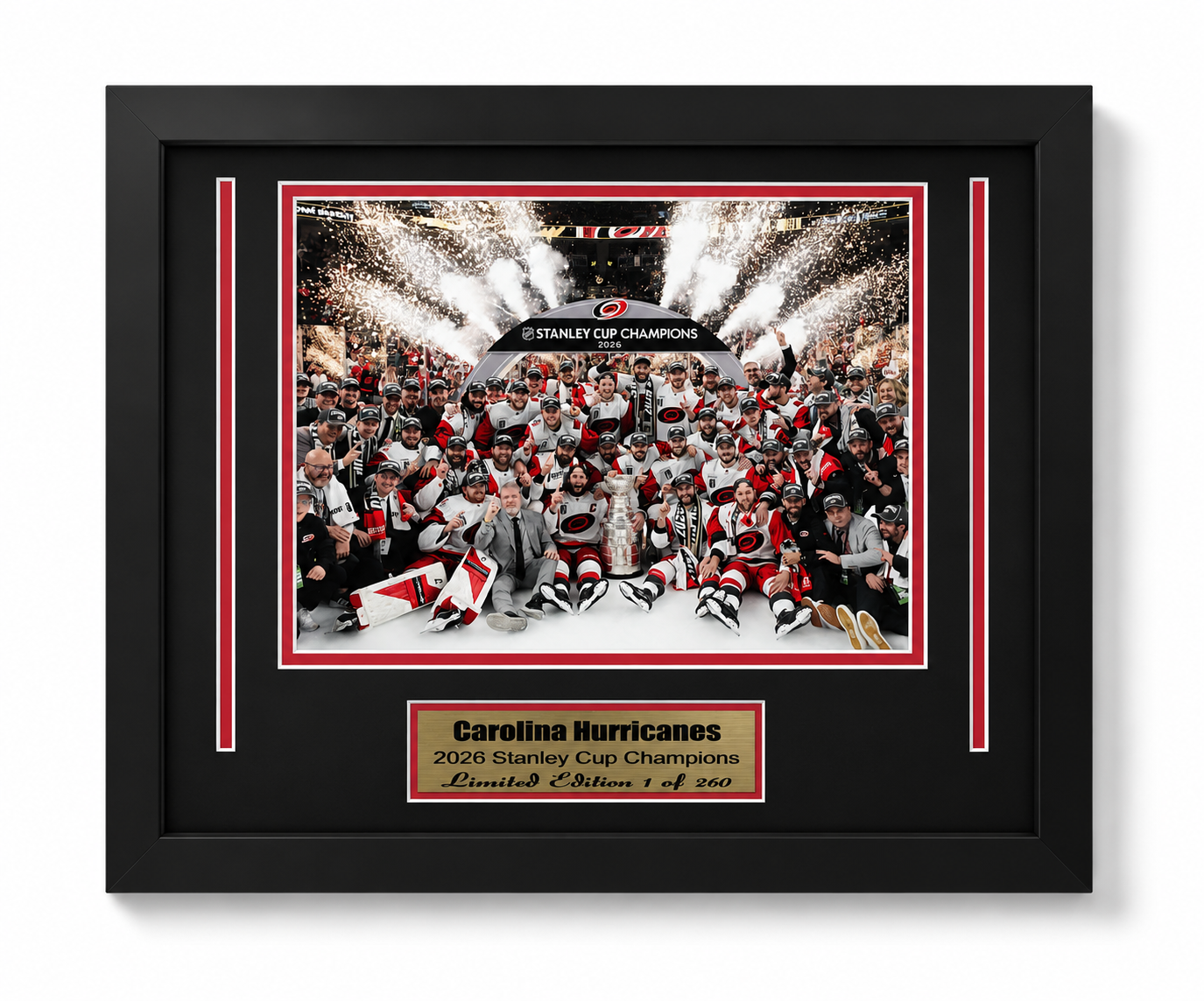 Carolina Hurricanes 2026 Stanley Cup Champions Small Frame