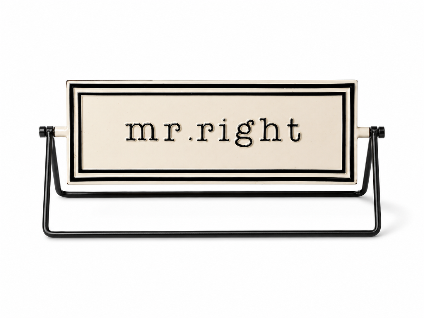 Mr. Right And Mrs. Always Right Deskflipper