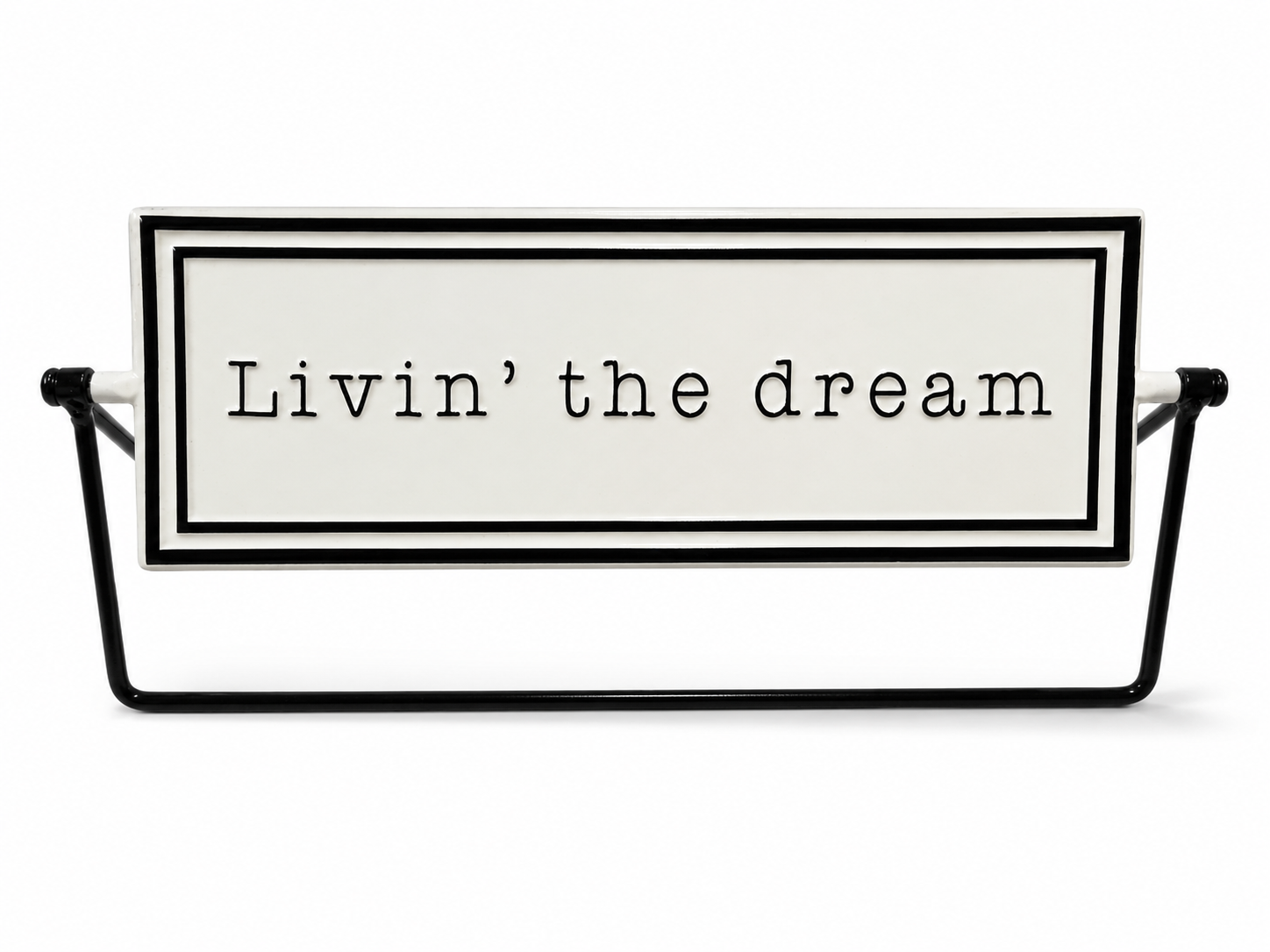 Living The Dream And Only Here Until I Win The Lottery Deskflipper