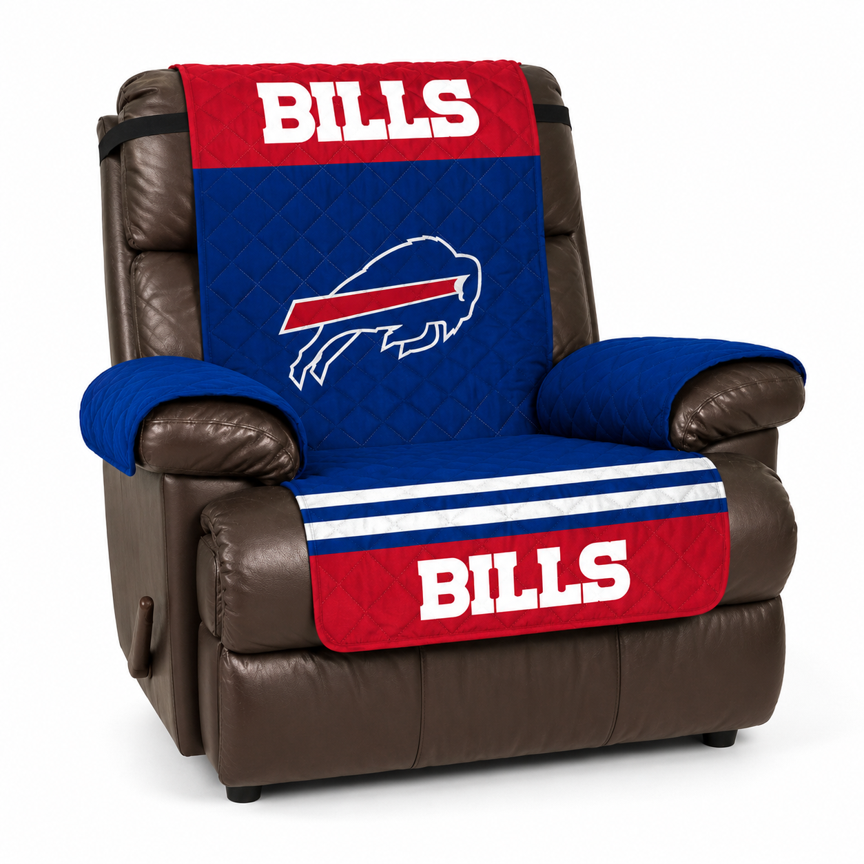 Buffalo Bills Quilted Reversible Recliner Protector