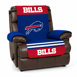 Buffalo Bills Quilted Reversible Recliner Protector