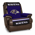 Baltimore Ravens Quilted Reversible Recliner Protector