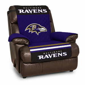 Baltimore Ravens Quilted Reversible Recliner Protector