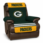 Green Bay Packers Quilted Reversible Recliner Protector