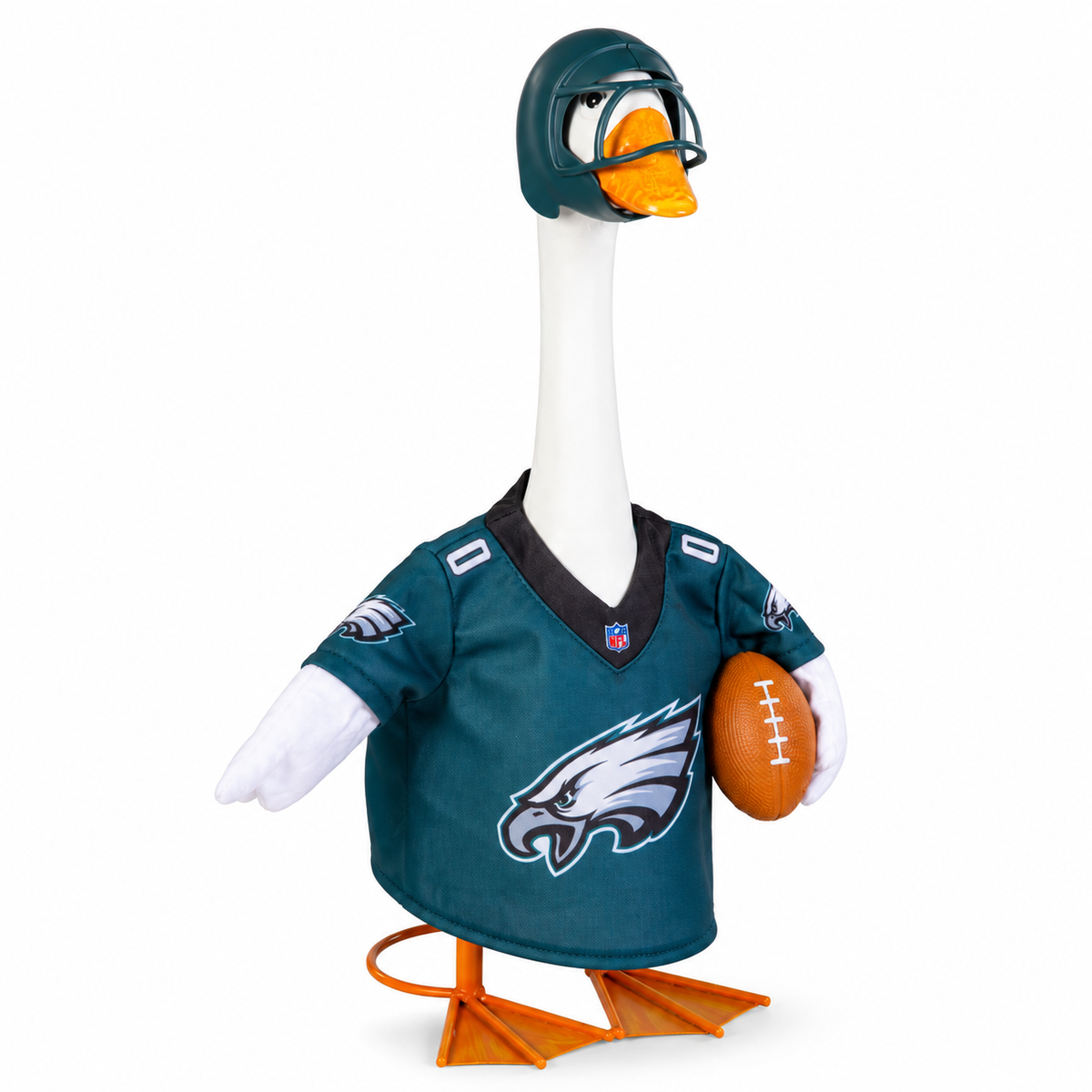 Philadelphia Eagles Game Day Goose Outfit – Football Jersey for Porch/Lawn Goose Statue