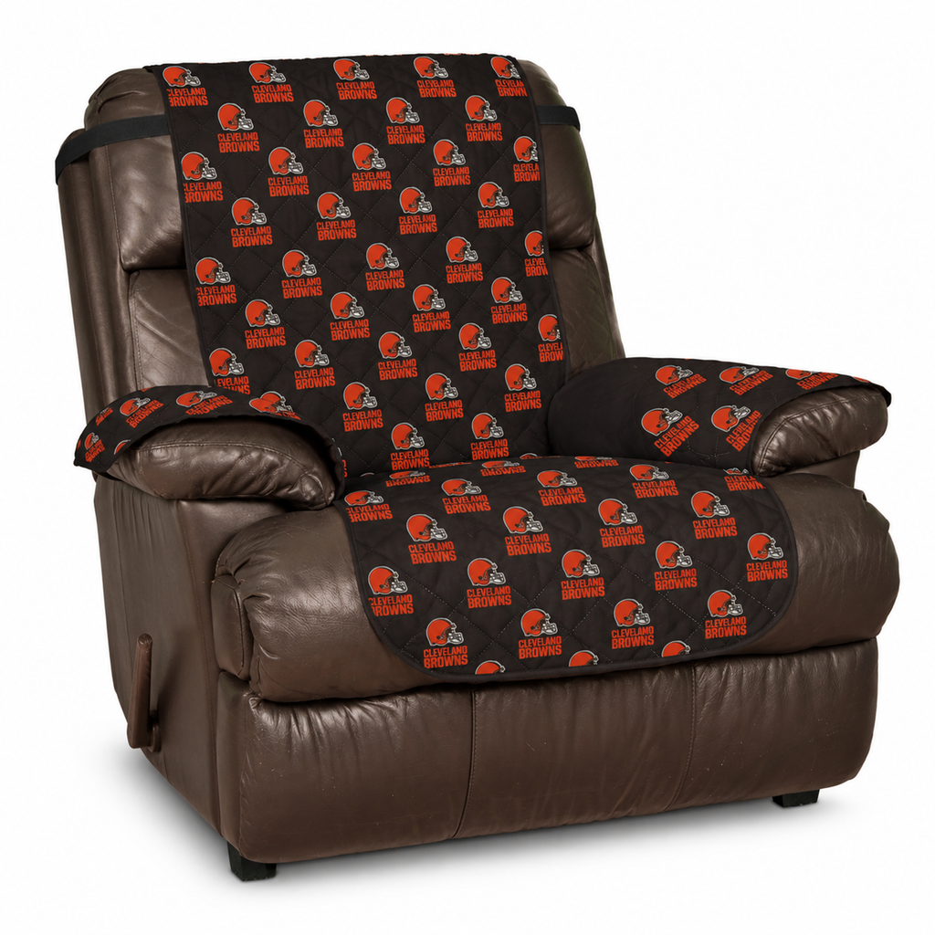 Cleveland Browns Quilted Reversible Recliner Protector