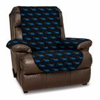 Carolina Panthers Quilted Reversible Recliner Protector