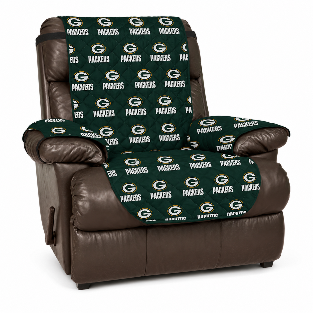 Green Bay Packers Quilted Reversible Recliner Protector
