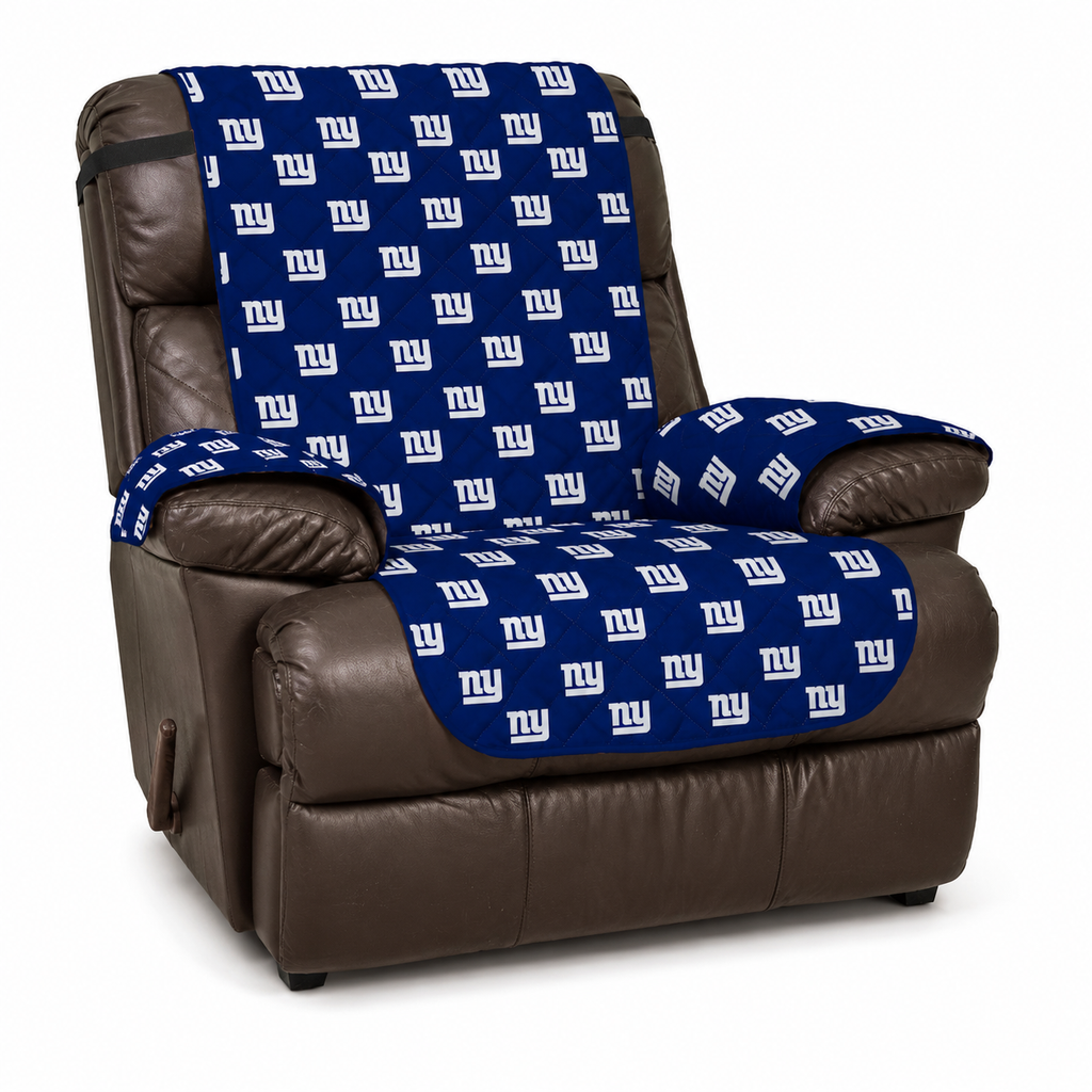 New York Giants Quilted Reversible Recliner Protector