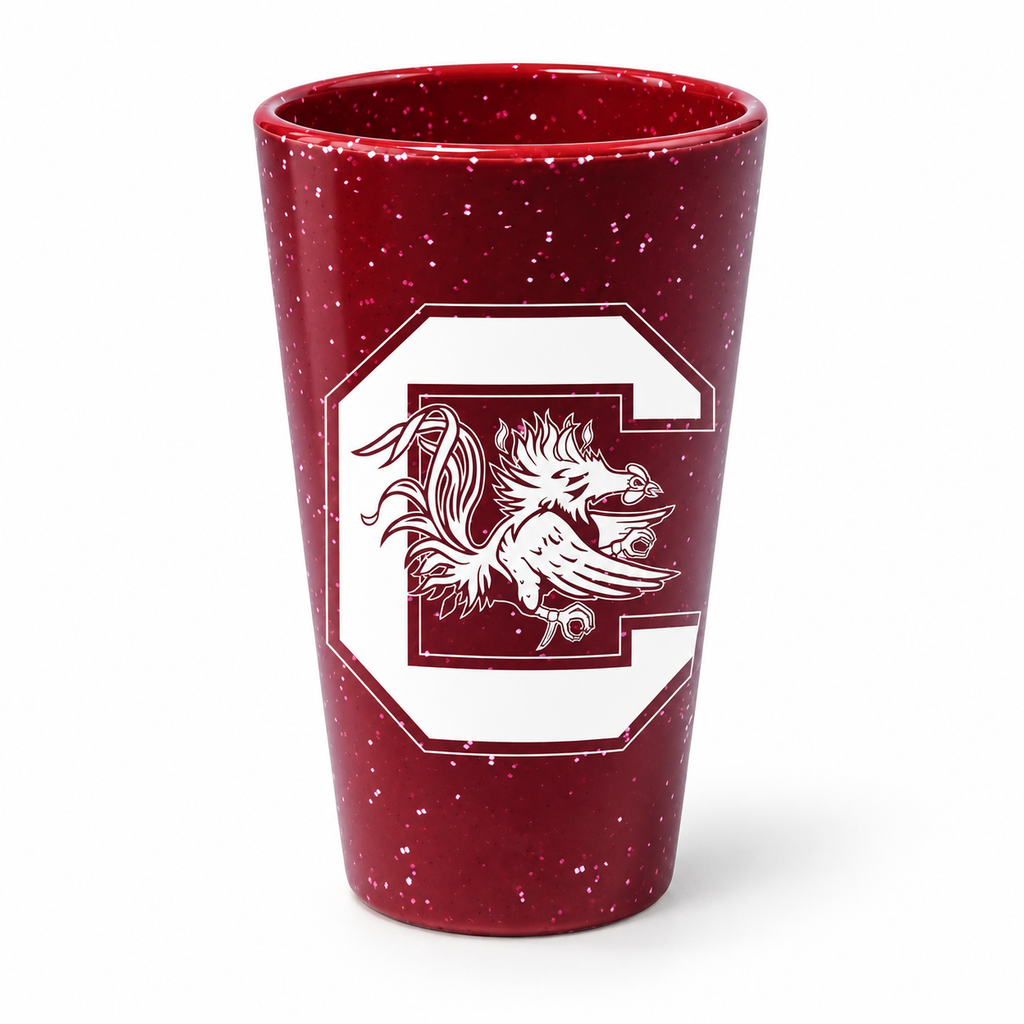 South Carolina Gamecocks Silicone Pint Glass 16oz