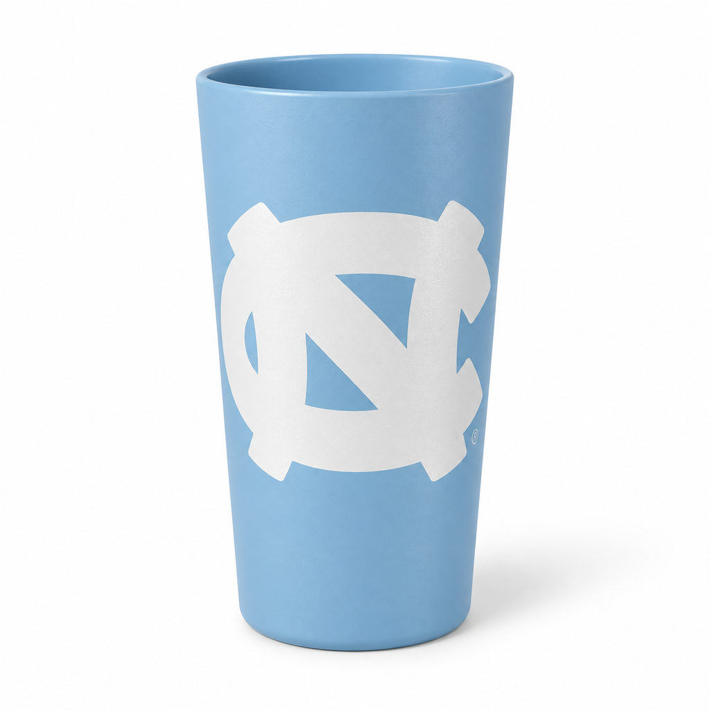 North Carolina Tar Heels Silicone Pint Glass 16oz