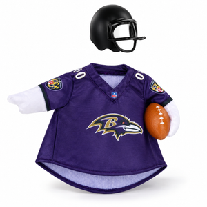 Baltimore Ravens Game Day Goose Outfit – Football Jersey for Porch/Lawn Goose Statue