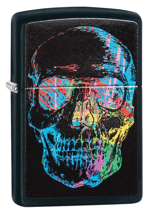Colorful Skull Zippo Lighter