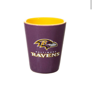 Baltimore Ravens Sports Ceramic Shot Glass