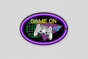 Game On LED Bar Rope Sign