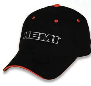 Hemi Black & Orange Automotive Hats