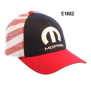 Mopar With American flag Automotive Hats