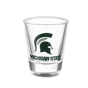 Michigan State Spartans Sports Clear Shot Glass