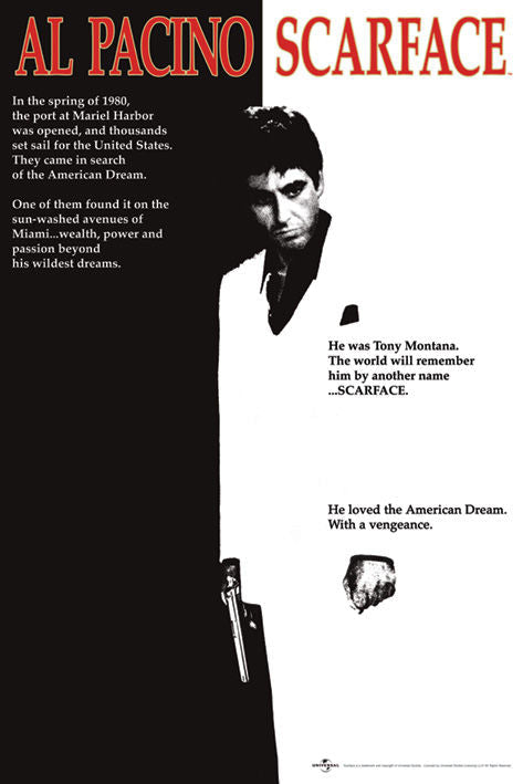 Scarface One Sheet Poster