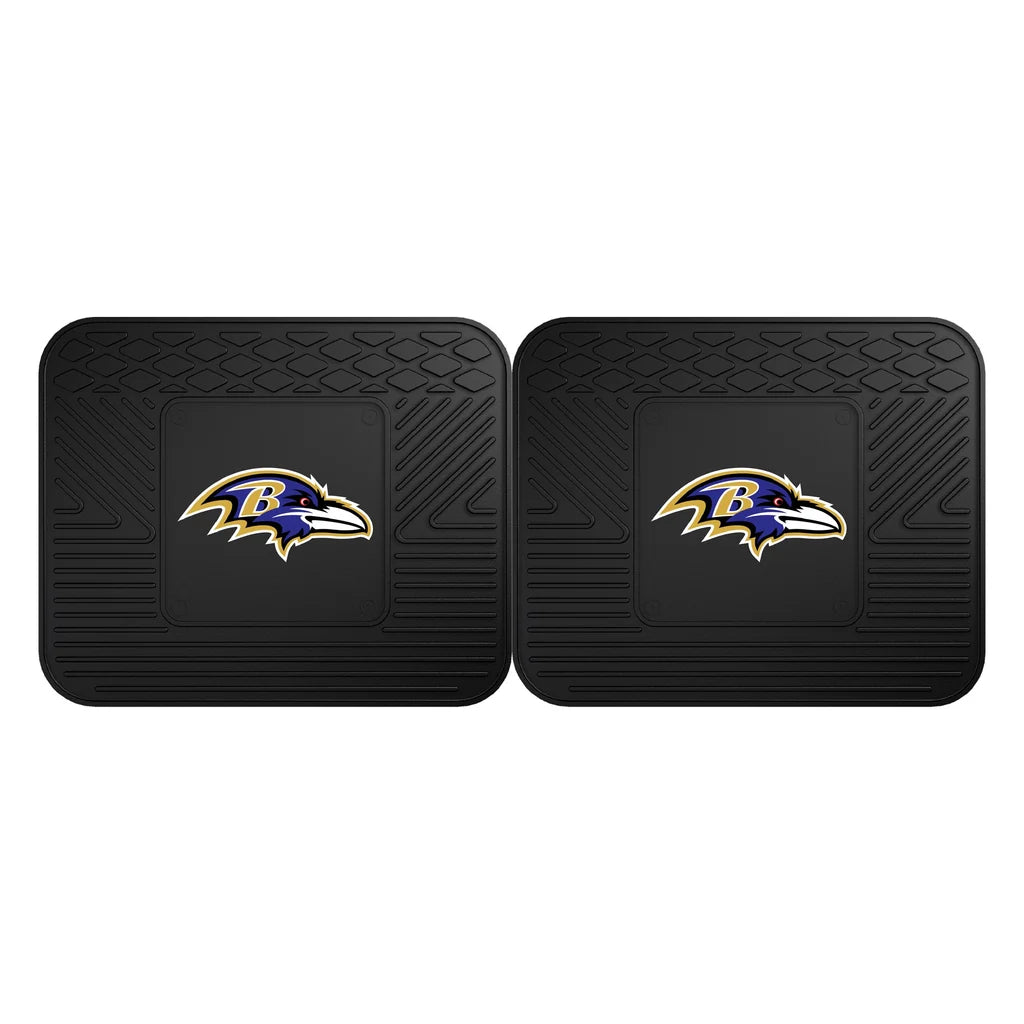 Baltimore Ravens 2 Piece Utility Car Mats - Rear