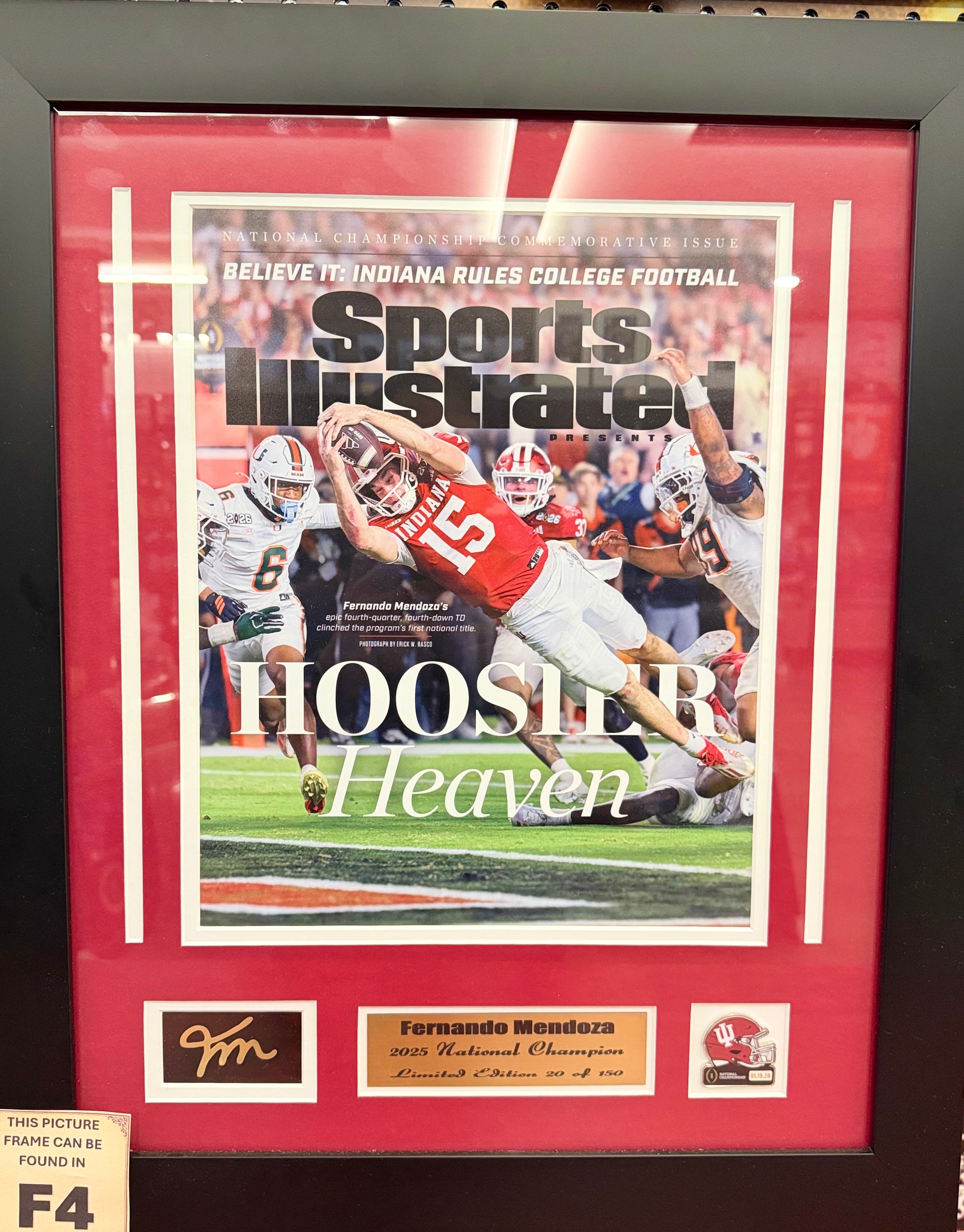 Indianapolis Colts Fernando Mendoza Medium Frames