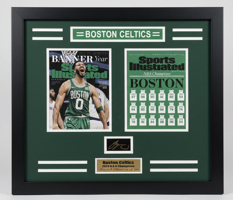 Boston Celtics NBA 2024 Champions Frames Large Frames