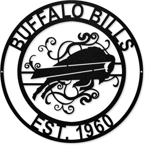 Buffalo Bills Laser Cut Metal Signs